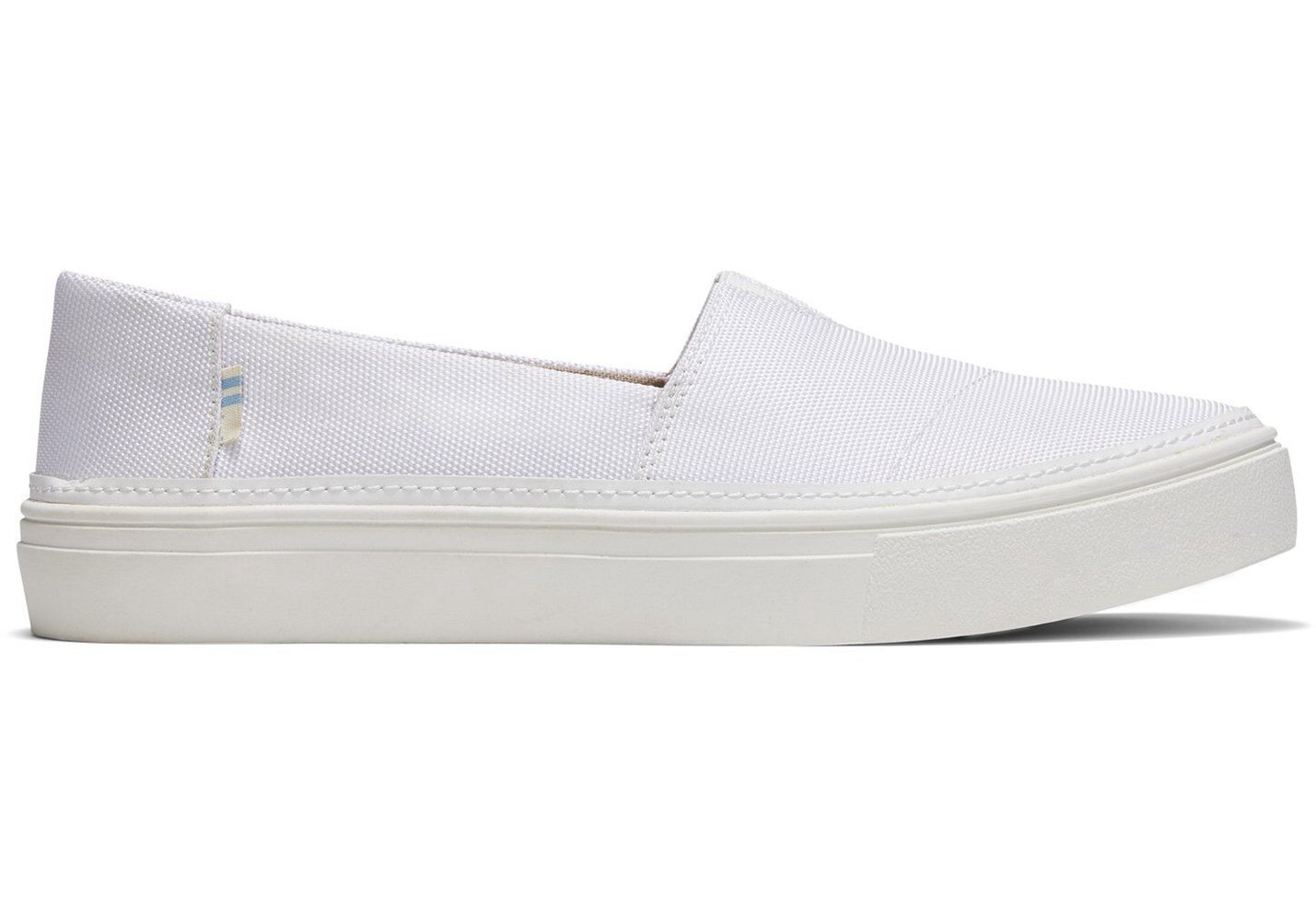 Toms Parker Slip On White - Womens - 39506-YXWD